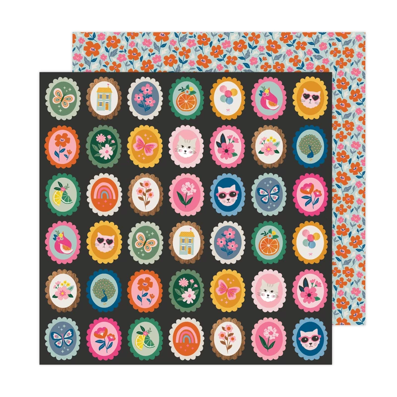 American Crafts - Jen Hadfield - Stardust 12 x12 Paper - Favorite Things