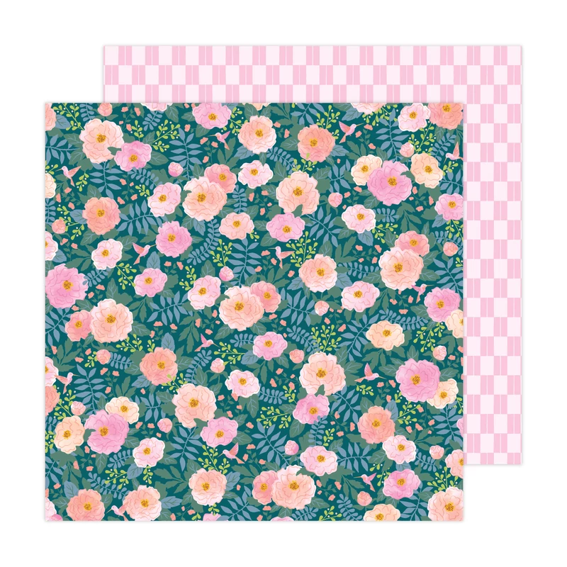 American Crafts - Paige Evans - Garden Shoppe 12x12 scrapbook papír - 20