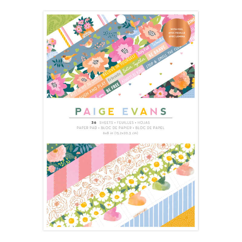American Crafts - Paige Evans - Garden Shoppe 6x8 Paper Pad (36 Sheets)