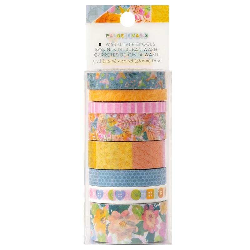 American Crafts - Paige Evans - Garden Shoppe Washi Tape (8 Piece)
