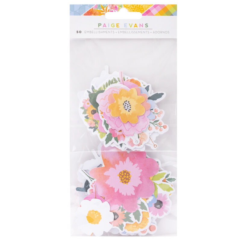 American Crafts - Paige Evans - Garden Shoppe Floral Ephemera (50 Piece)