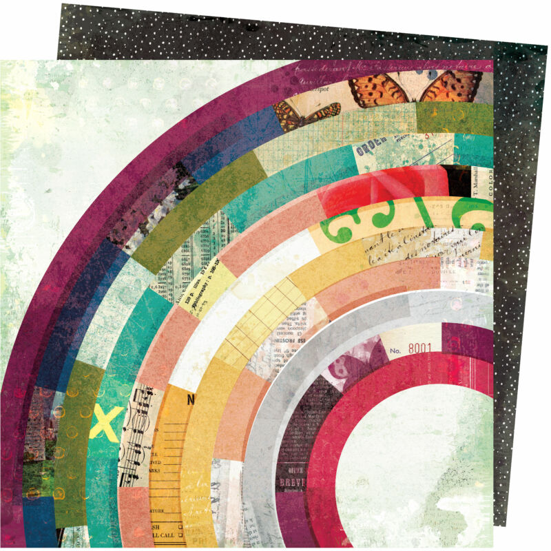 American Crafts - Vicki Boutin - Storyteller 12x12 scrapbook papír - Composition