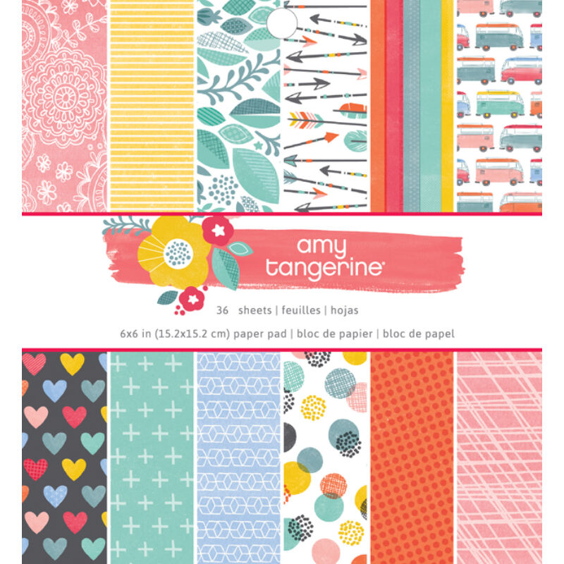 Amy Tangerine - Oh Happy Life 6 x 6 Paper Pad