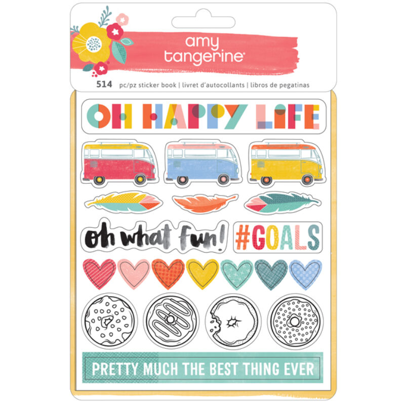 Amy Tangerine - Oh Happy Life Sticker Book
