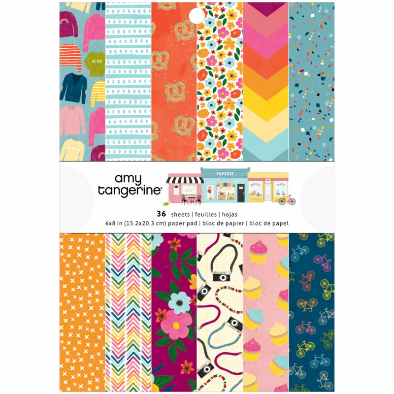 American Crafts - Amy Tangerine - Slice of Life 6x8 Paper Pad (36 Sheets)