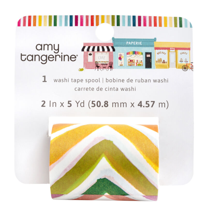 American Crafts - Amy Tangerine - Slice of Life Wide Washi Roll (4.57 m)