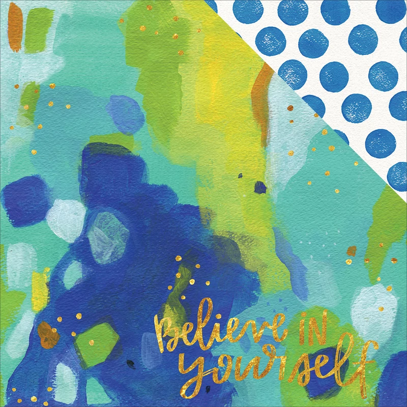 Bella BLVD - Make Your Mark 12x12 Double Sided Paper - Believe