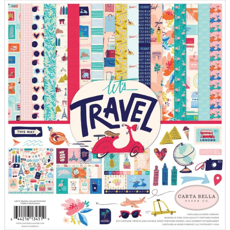 Carta Bella - Let's Travel 12x12 Collection Kit