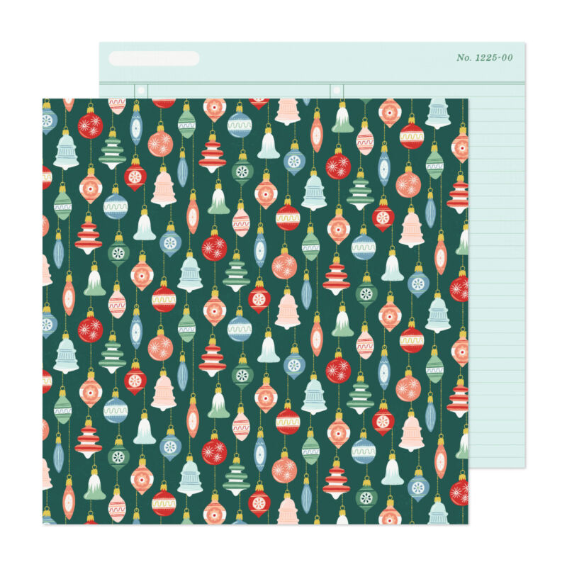 Crate Paper - Busy Sidewalks 12x12 Paper - Deck the Halls 