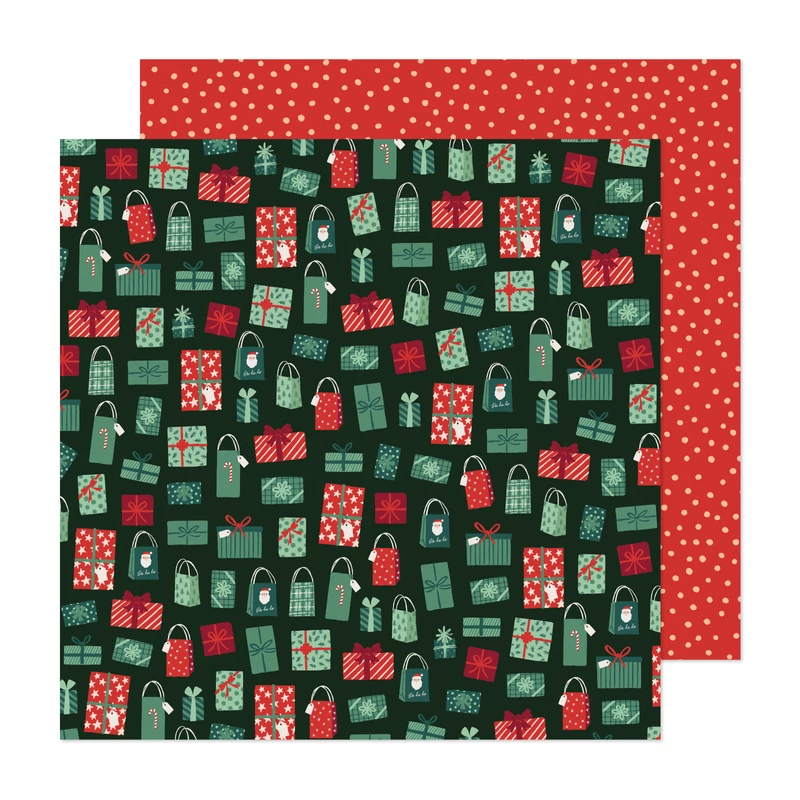Crate Paper - Busy Sidewalks 12x12 Paper - Holiday Style