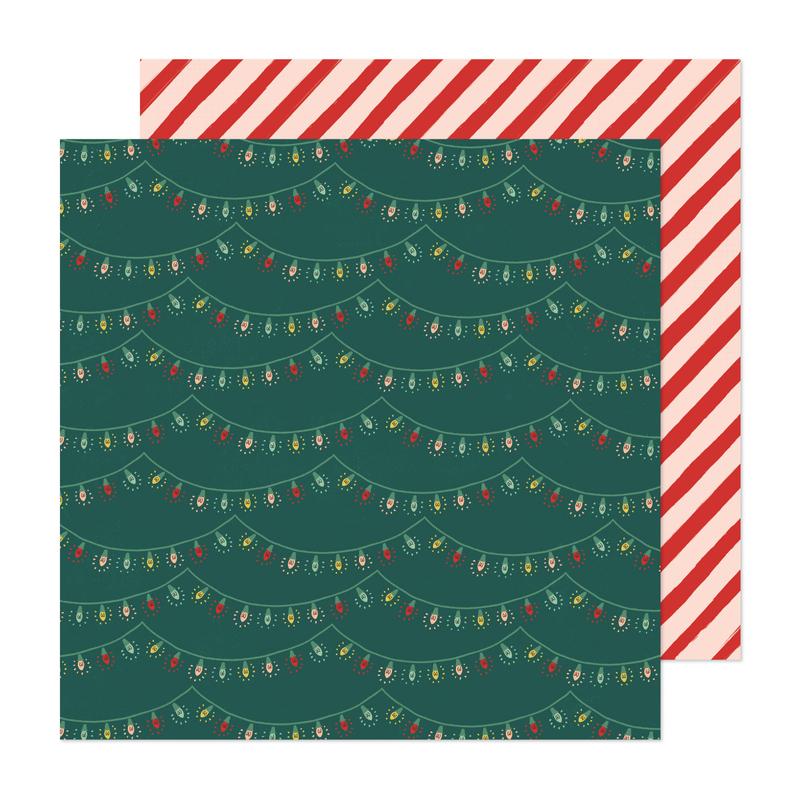 Crate Paper - Busy Sidewalks 12x12 Paper - Holiday Glow