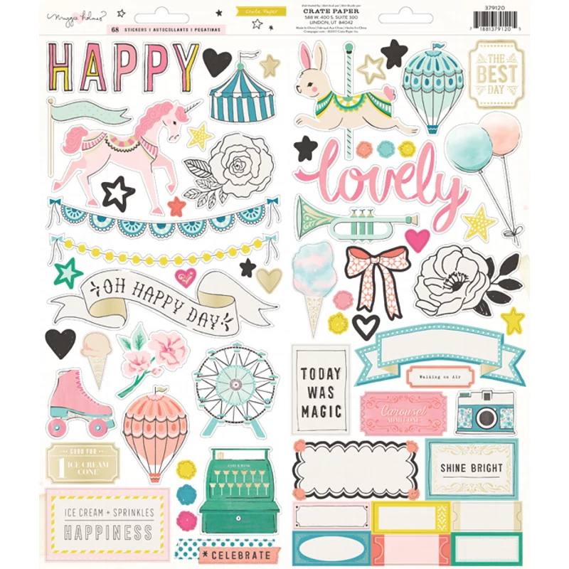 Crate Paper - Maggie Holmes Carousel 6x12 Stickers