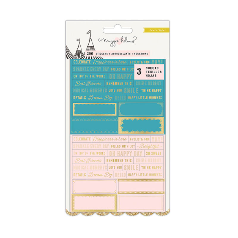 Crate Paper - Maggie Holmes Carousel Clear Stickers
