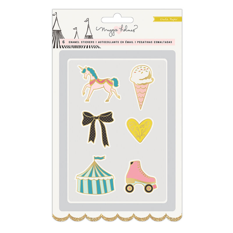 Crate Paper - Maggie Holmes Carousel Faux Enamel Stickers