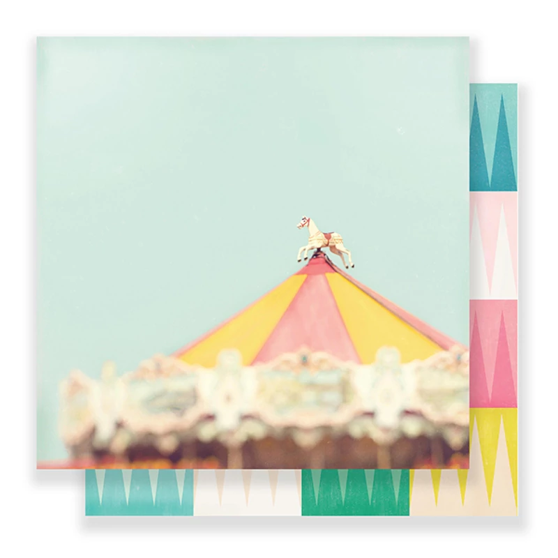 Crate Paper - Maggie Holmes Carousel 12x12 Paper - Magic