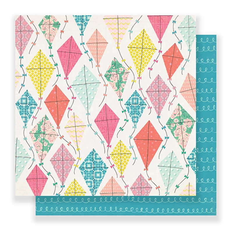 Crate Paper - Maggie Holmes Carousel 12x12 Paper - Summertime