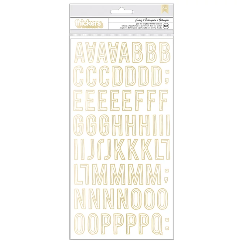 Crate Paper - Maggie Holmes Carousel Chipboard Thickers - Swing
