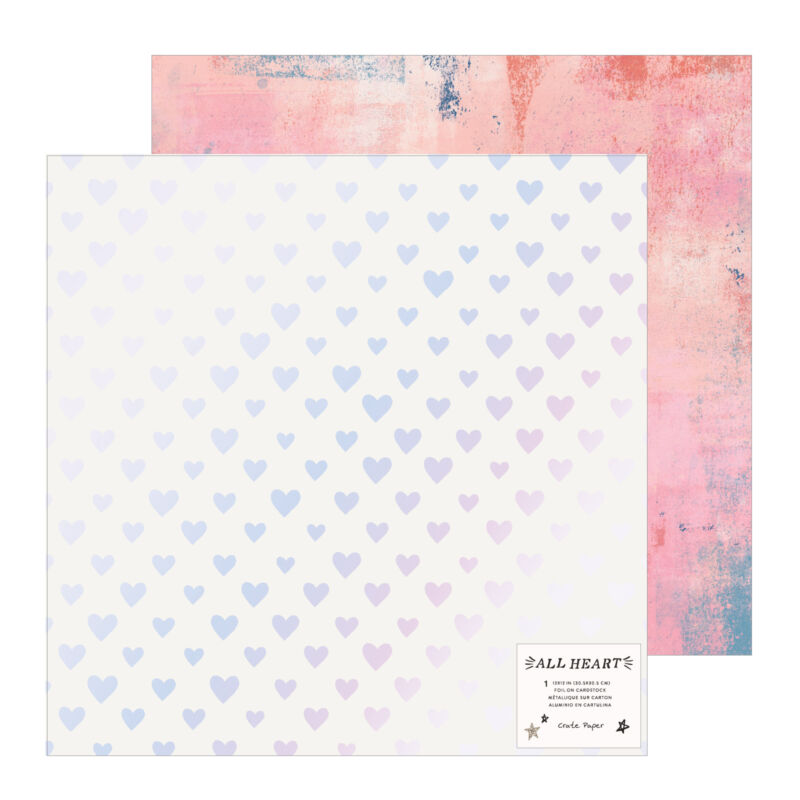 Crate Paper - All Heart 12x12 Specialty Paper - Your Heart