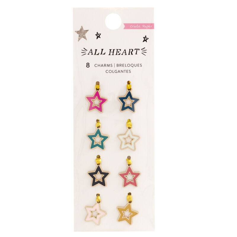 Crate Paper - All Heart Charm (8 Piece)