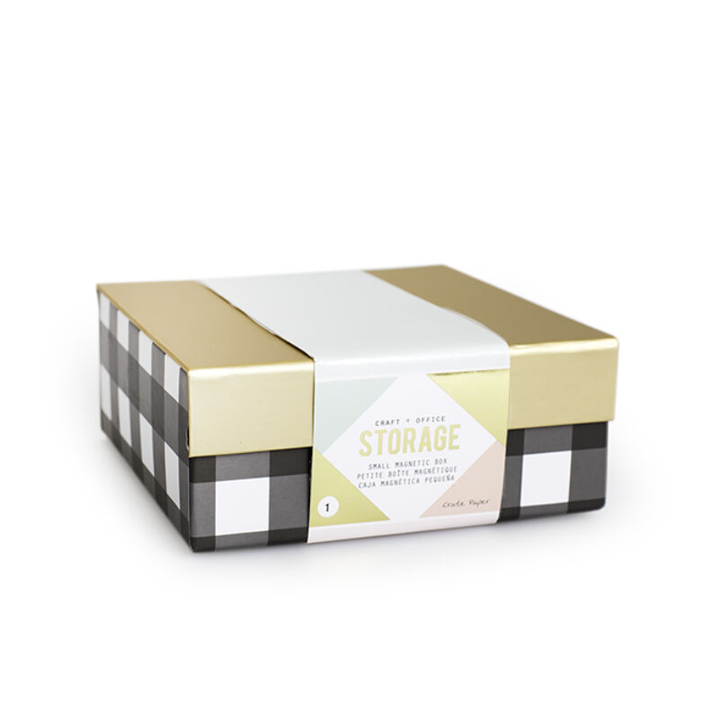 Crate Paper Storage Magnetic Box - Small