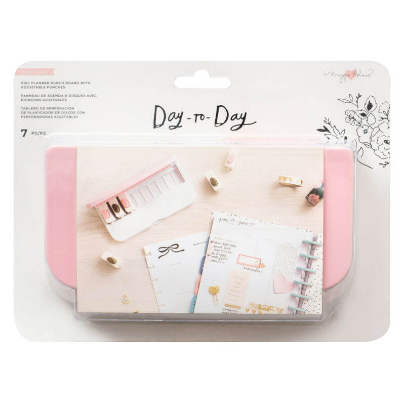 Crate Paper - Maggie Holmes Disc Planner - Adjustable Planner Punch Board (7 Piece)