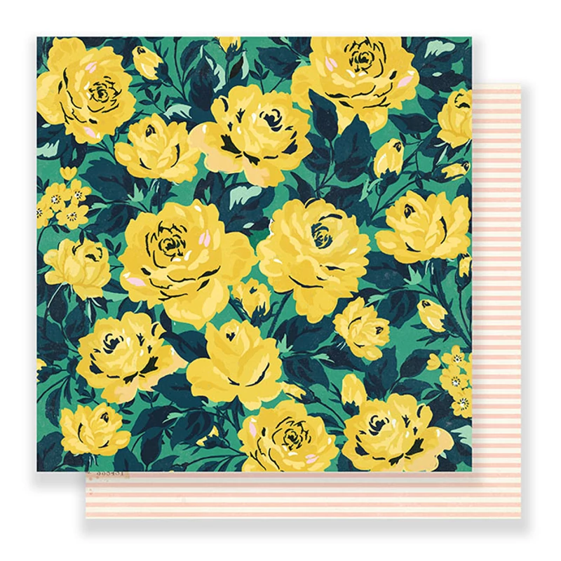 Crate Paper - Maggie Holmes Flourish 12x12 Paper - Grandiflora