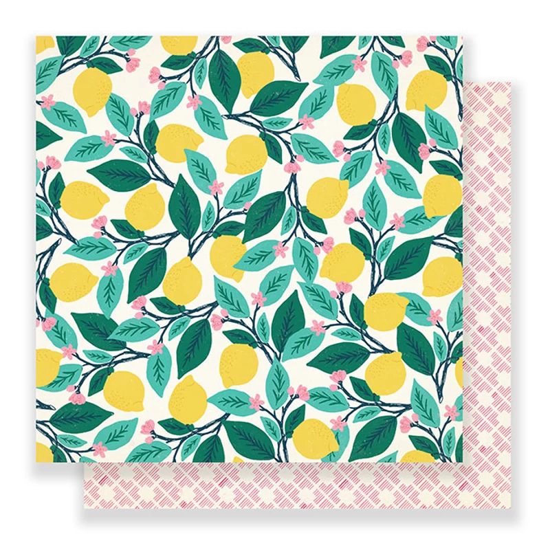 Crate Paper - Maggie Holmes Flourish 12x12 Paper - Ponderosa