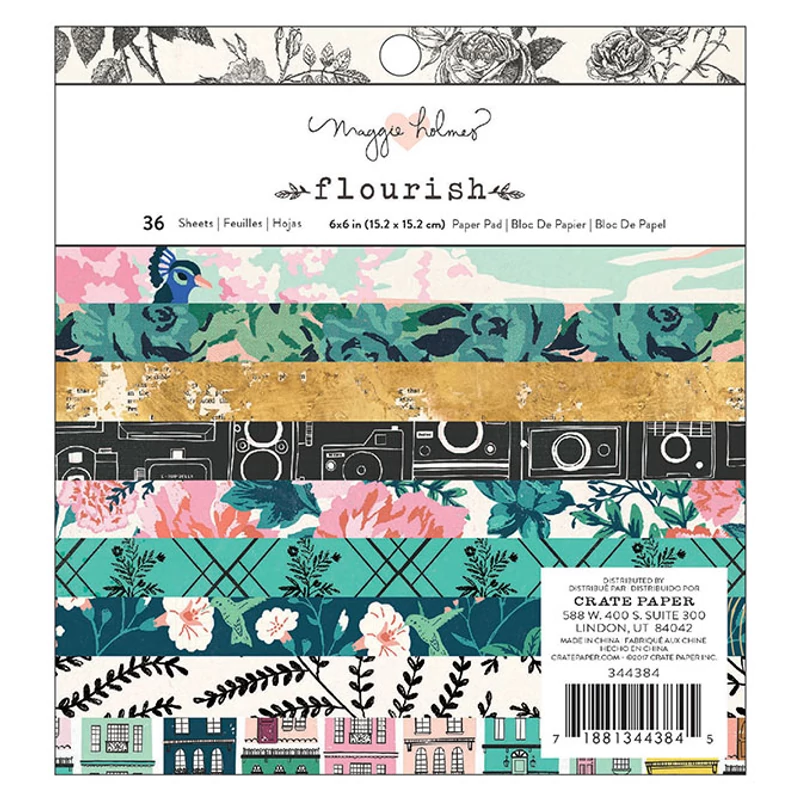 Crate Paper - Maggie Holmes Flourish 6x6 Paper Pad