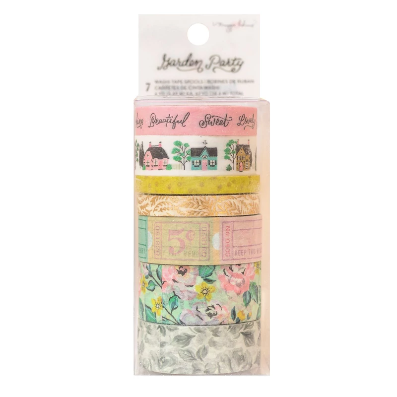 American Crafts - Maggie Holmes - Garden Party Washi Tape (7 Piece)