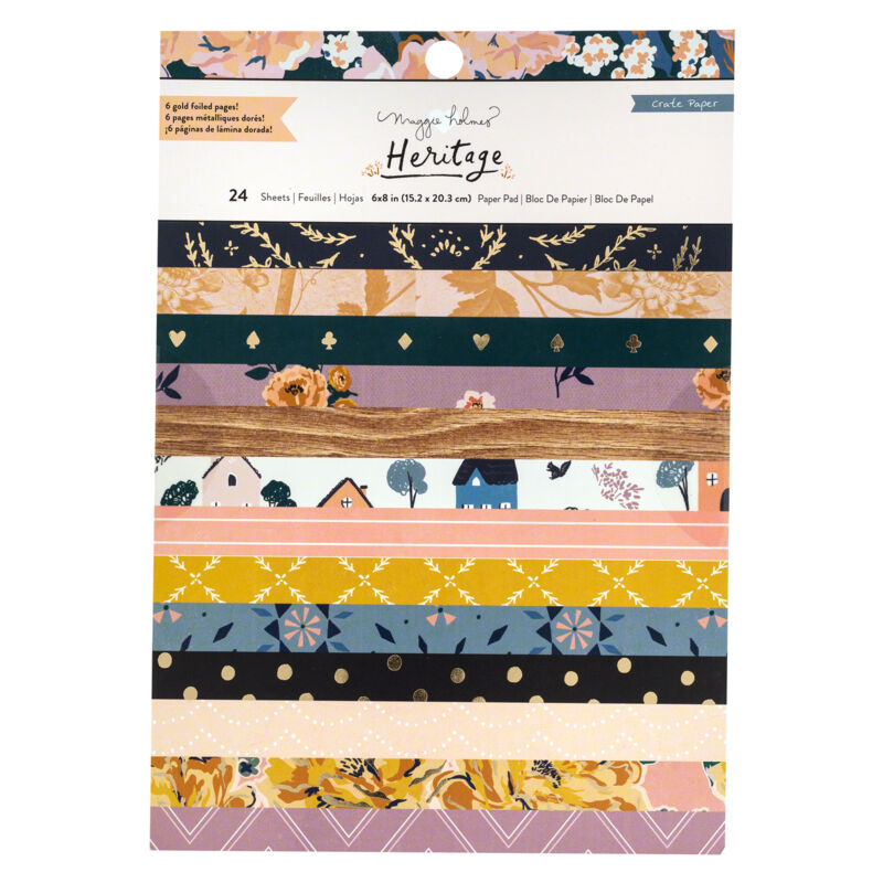 Crate Paper - Maggie Holmes - Heritage 6x8 Paper Pad (24 Sheets)