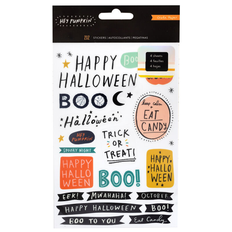 Crate Paper - Hey, Pumpkin Sticker Book (202 Piece)