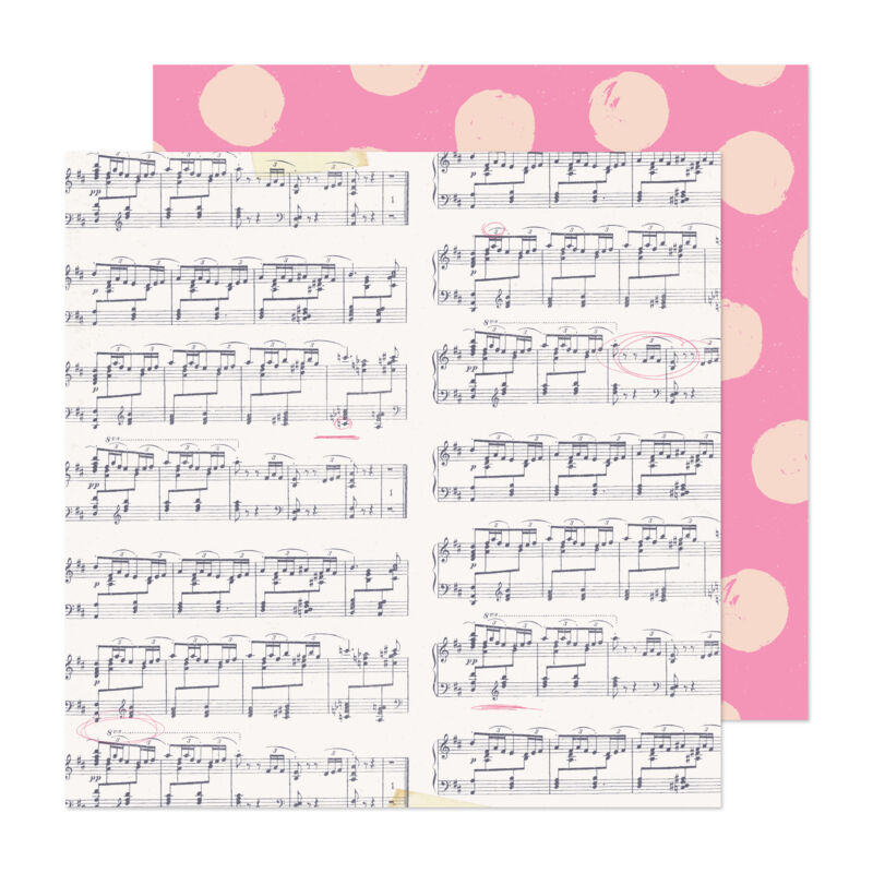 Crate Paper - Maggie Holmes - Marigold 12x12 Patterned Paper -  High Note