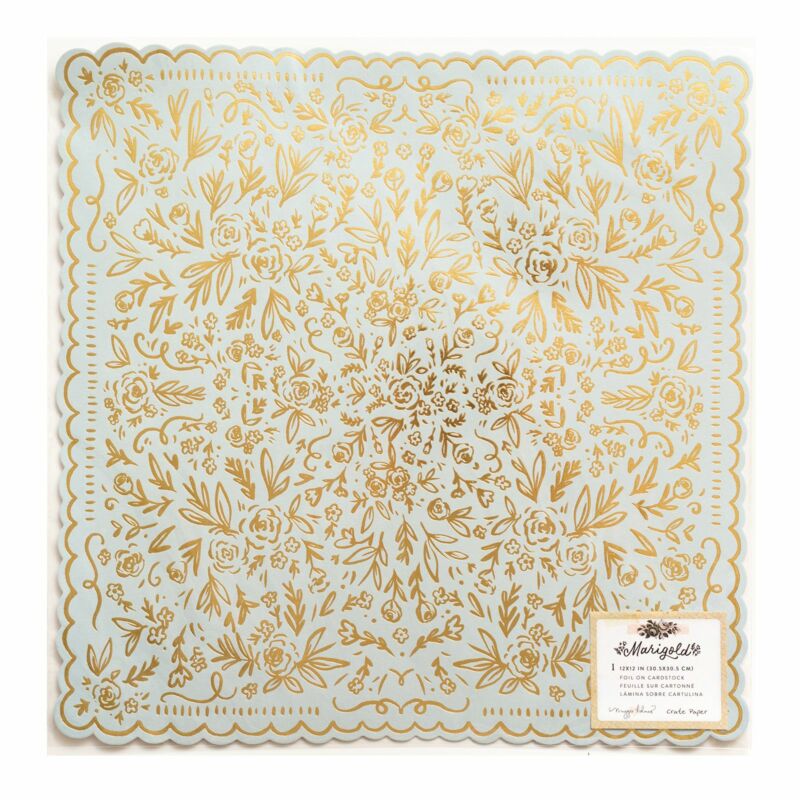Crate Paper - Maggie Holmes - Marigold 12x12 Specialty Paper - So Sweet