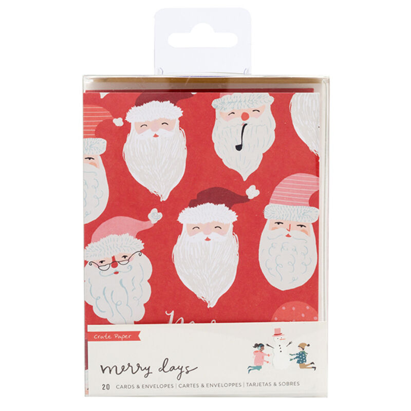 Crate Paper - Merry Days Puffy Card Set