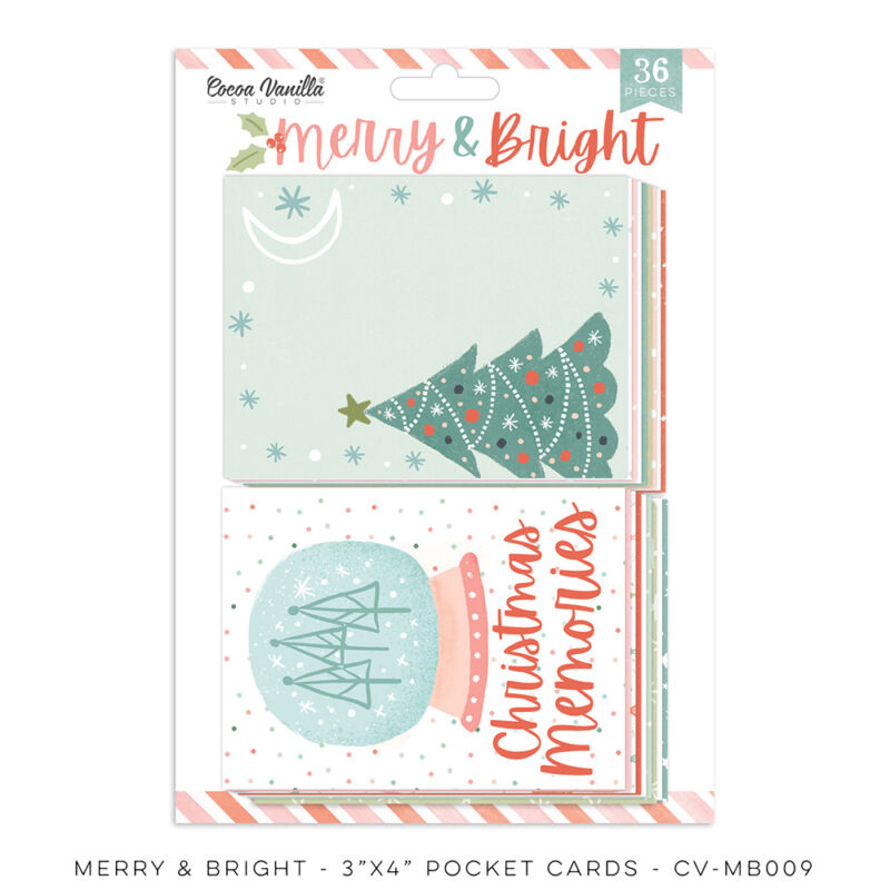 Cocoa Vanilla Studio - Merry & Bright Pocket Cards