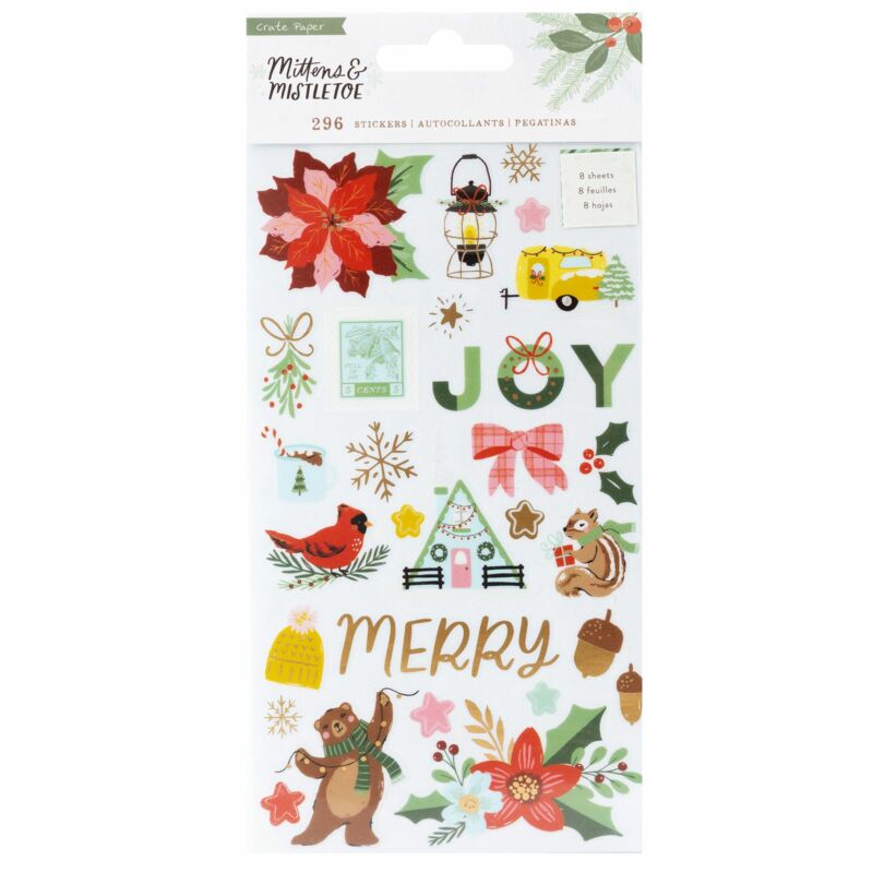 Crate Paper - Mittens and Mistletoe Sticker Book