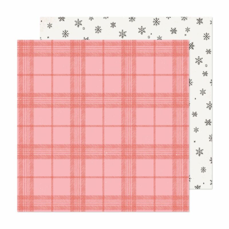 Crate Paper - Mittens and Mistletoe 12x12 Paper - Stay Cozy