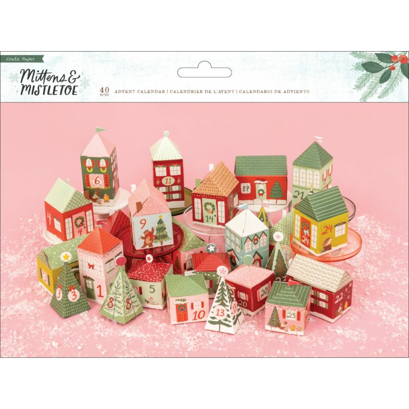 Crate Paper - Mittens and Mistletoe adventi naptár (24 ház)