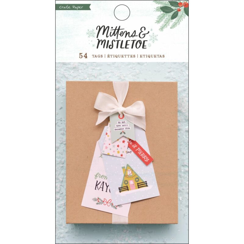 Crate Paper - Mittens and Mistletoe Book of Tags