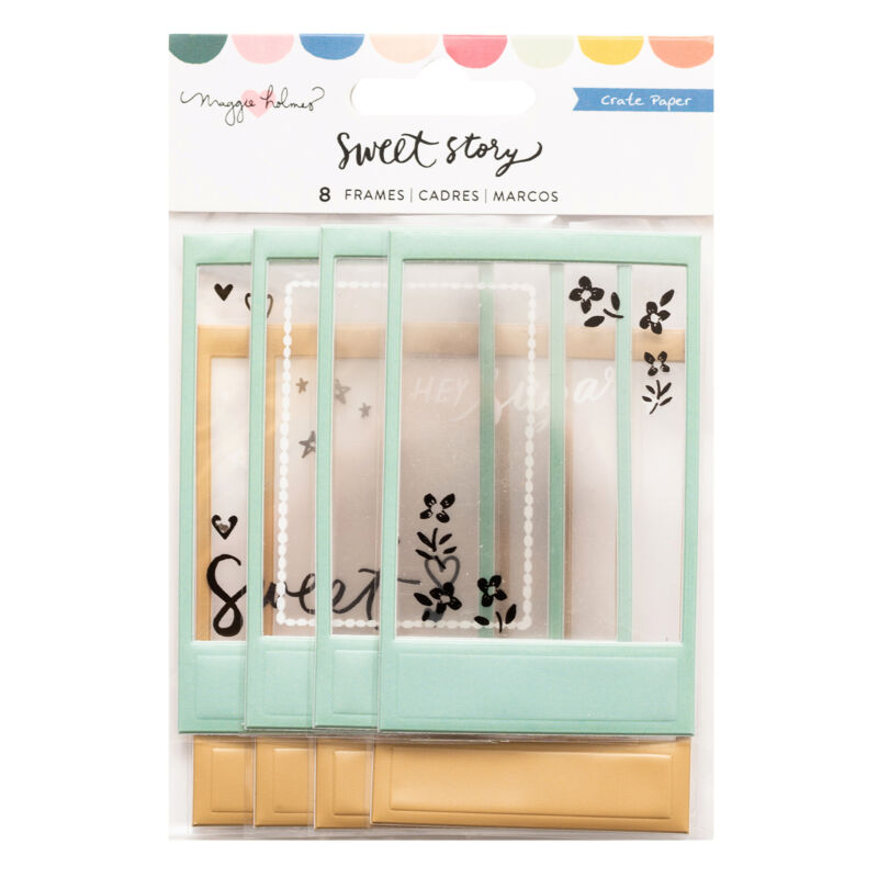 Crate Paper - Maggie Holmes - Sweet Story Puffy Frames (8 Piece)