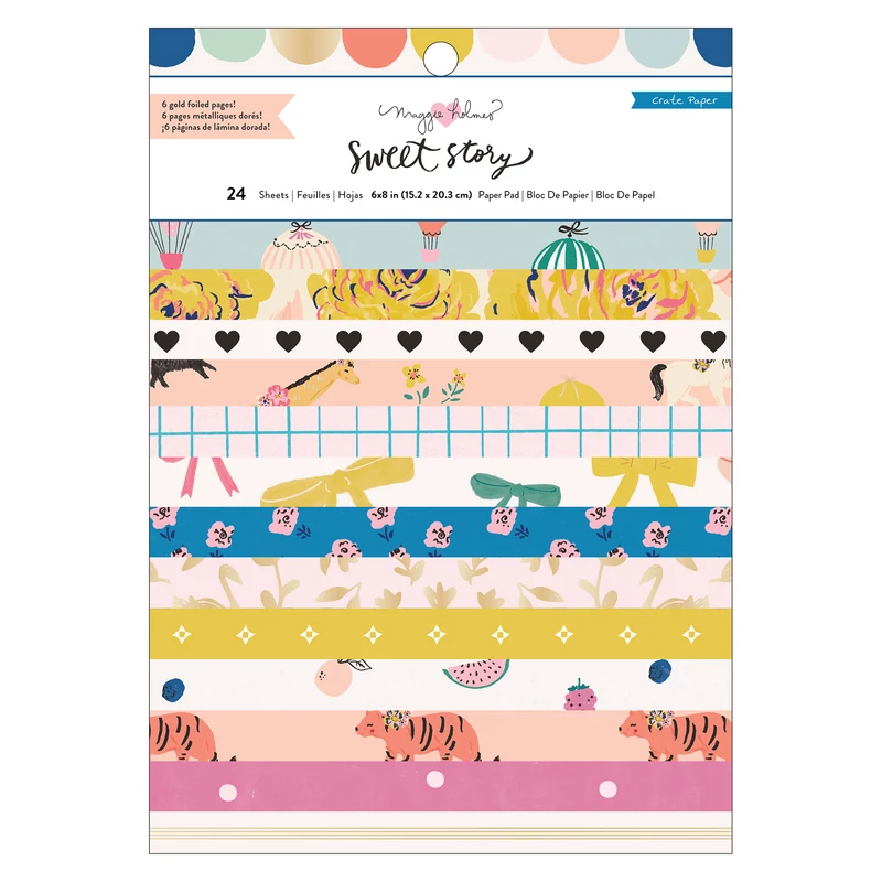 Crate Paper - Maggie Holmes - Sweet Story 6x8 Paper Pad (24 Sheets)