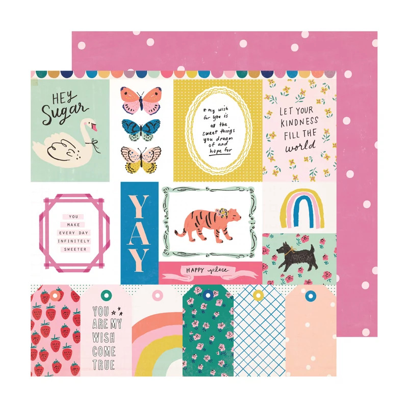 Crate Paper - Maggie Holmes - Sweet Story 12x12 Paper - Sweet Treat