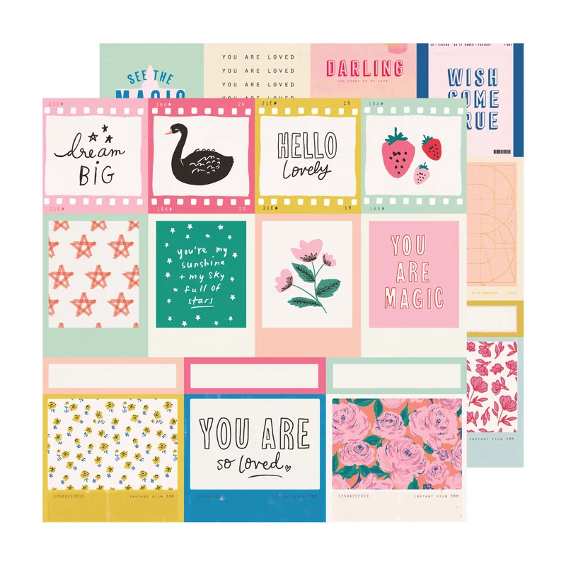 Crate Paper - Maggie Holmes - Sweet Story 12x12 Paper - Confection