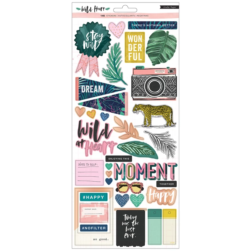Crate Paper - Wild Heart 6x12 Stickers