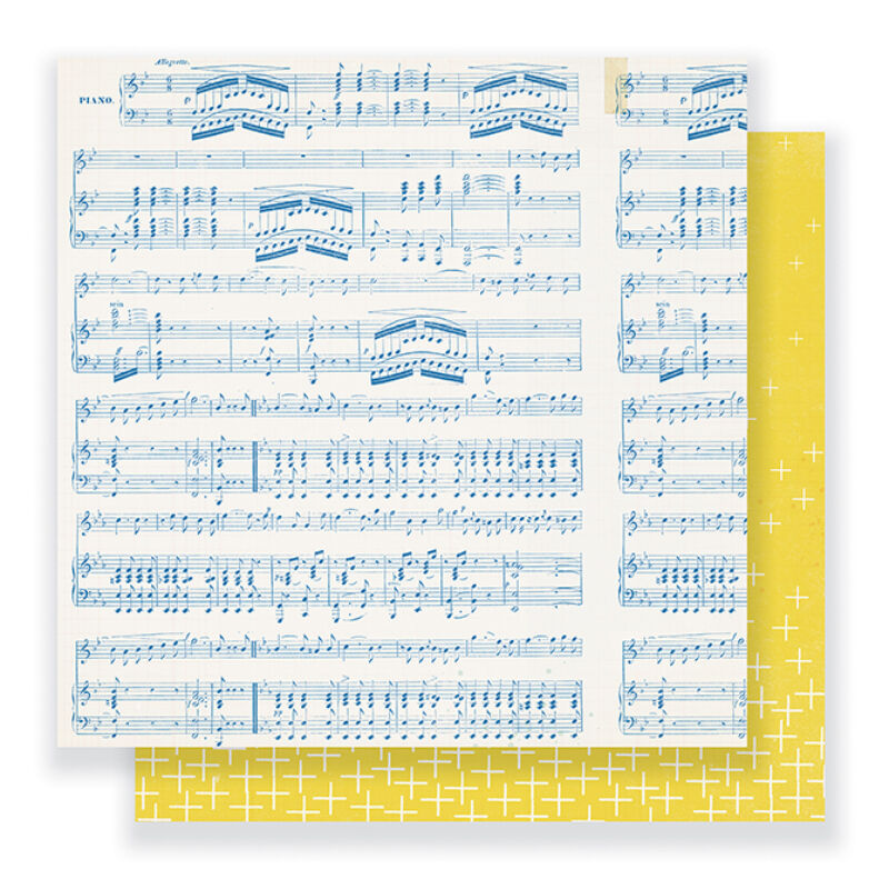 Crate Paper - Maggie Holmes - Gather 12 x 12 Double Sided Paper - Melody