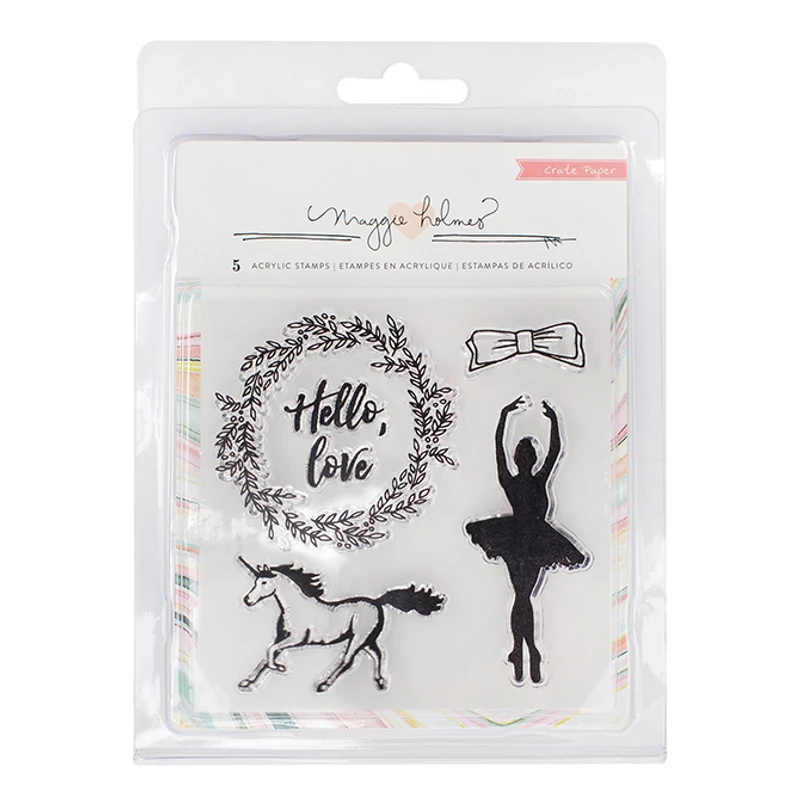 Crate Paper - Maggie Holmes - Gather Clear Acrylic Stamp Set