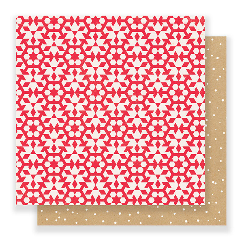 Crate Paper - Falala 12x12 Paper - Snowflakes