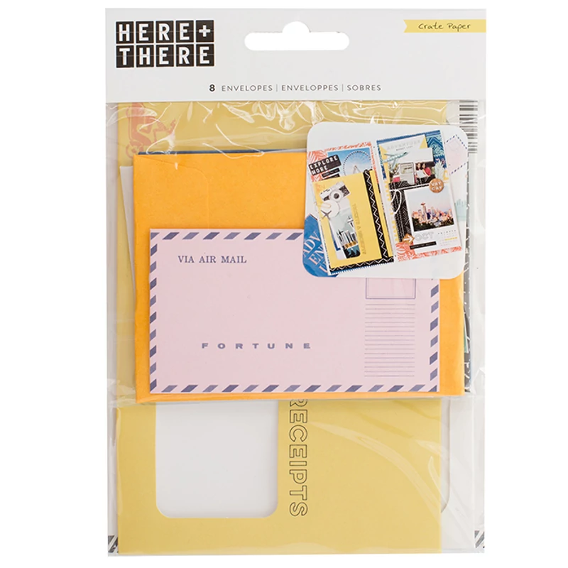 Crate Paper - Here &amp; There Envelopes