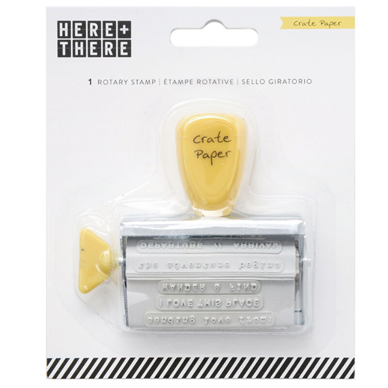 Crate Paper - Here &amp; There Phrase Roller Stamp