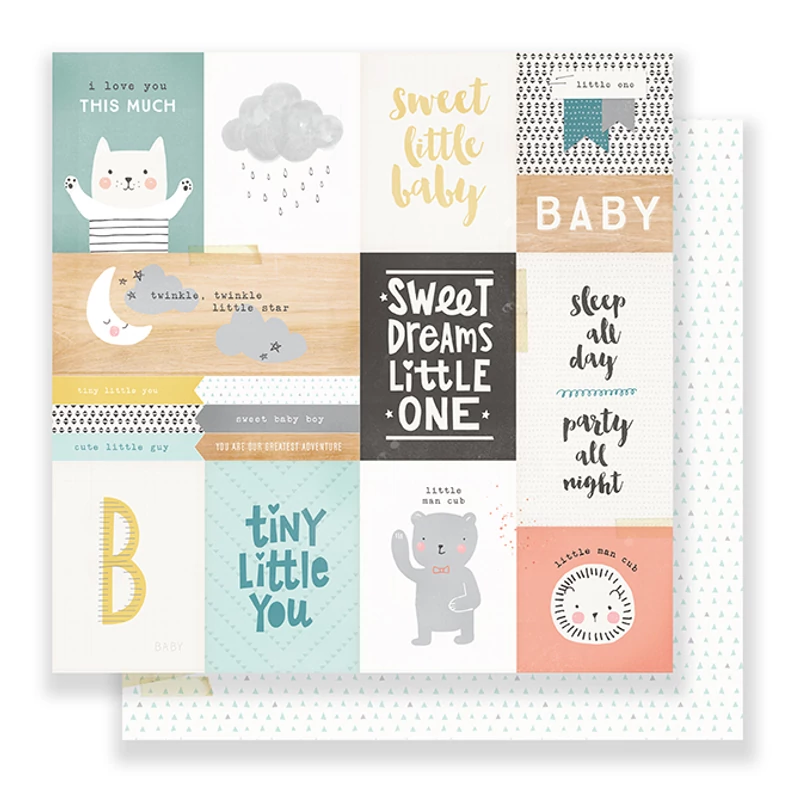 Crate Paper Little You 12 x 12 Double Sided Paper - Little One
